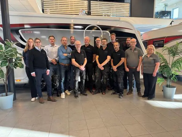 Gruppbild personal Fritidsfordon Öst